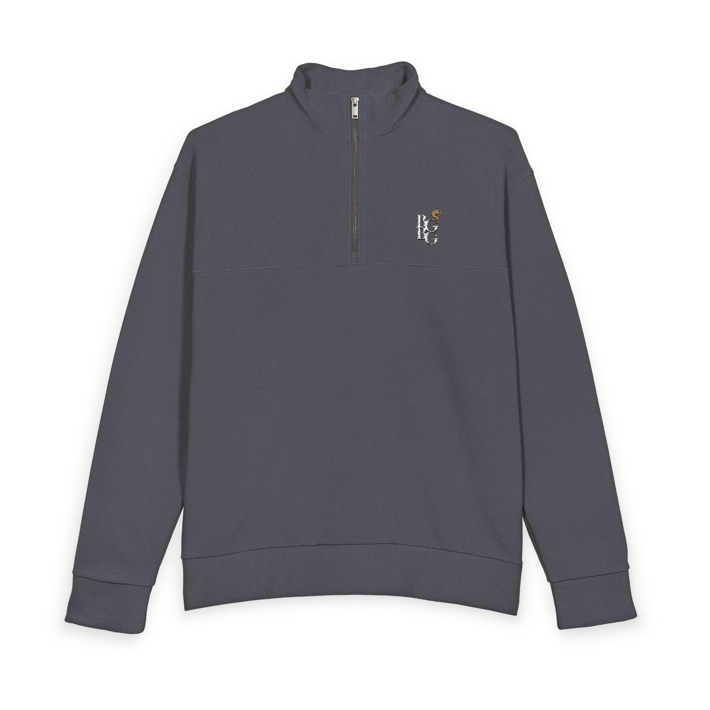 Be Great & Be Grateful Ribbed Quarter Zip