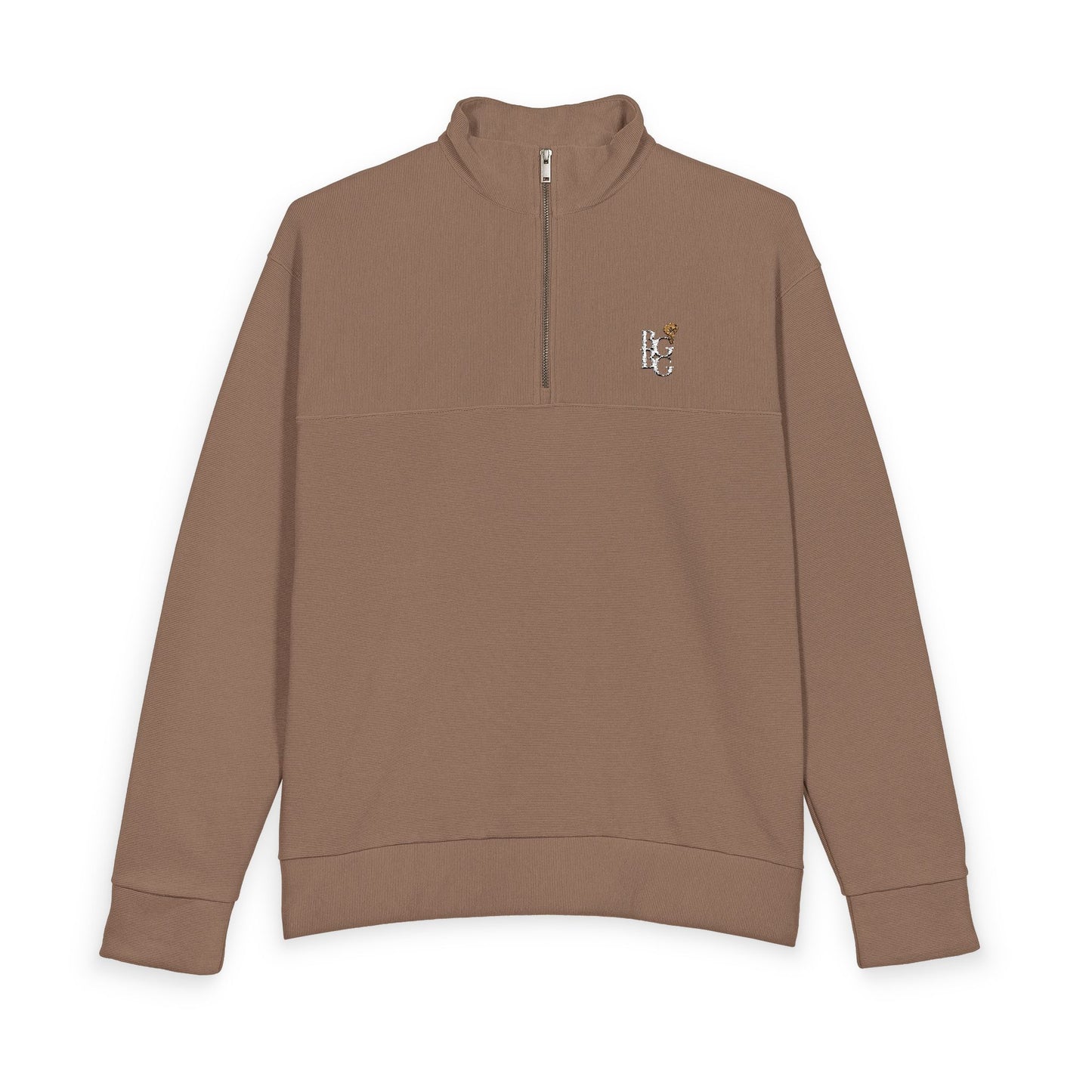 Be Great & Be Grateful Ribbed Quarter Zip