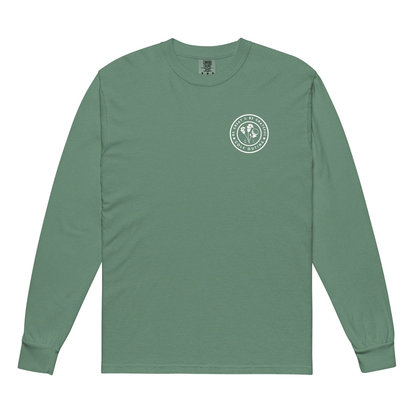 Be Great & Be Grateful Garment-dyed Long-Sleeve Shirt